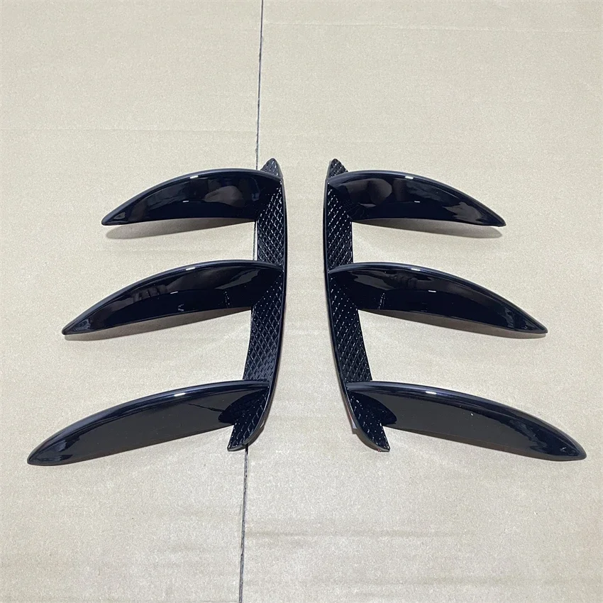 Hatchback Achterbumper Lip Spoiler Side Canards Splitter Body Kits Gloss Zwart Voor Mercedes Benz A-Klasse W176 A45 AMG 2013-2018