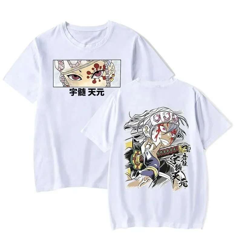 New T-Shirts Cool Uzui Tengen Graphic Printed T-Shirts Unisex Fashion Personality Anime Harajuku T-shirt