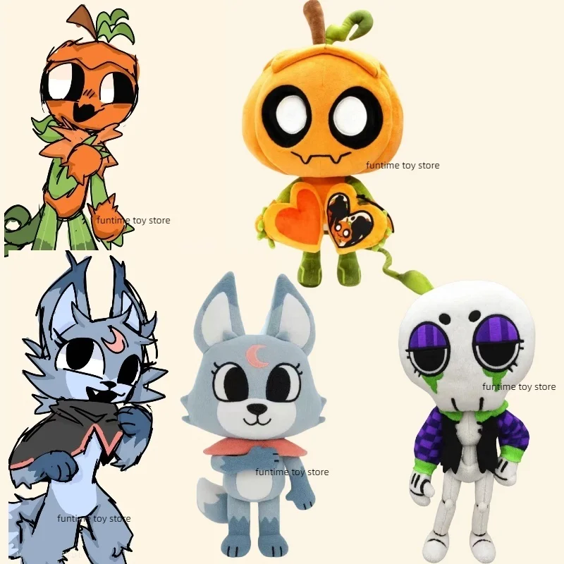 

Хэллоуин Dandy's World Gourdy плюшевая 27 см милая плюшевая игрушка Ribecca Eclipse мягкая игрушка-подушка коллекция игрушек для детей подарки