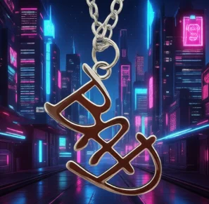 Michael Jackson BAD Necklace Rock Roll Everlasting Classic MJ Pendant Hot Charm Punk Jewelry