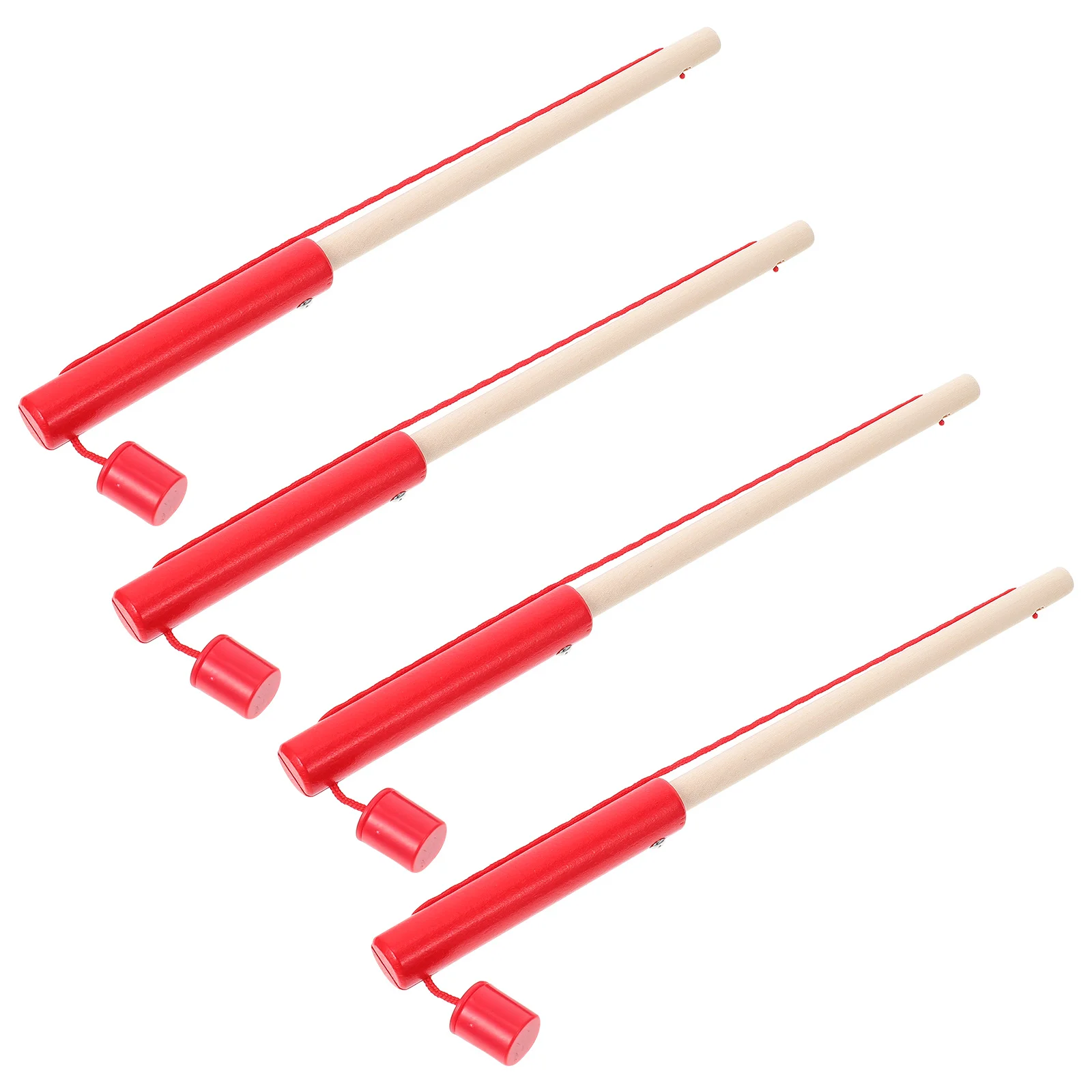 

4Pcs Children Wooden Fishing Rods Creative Fishing Plaything Educational Kids Game Early Development Cognitive Fun