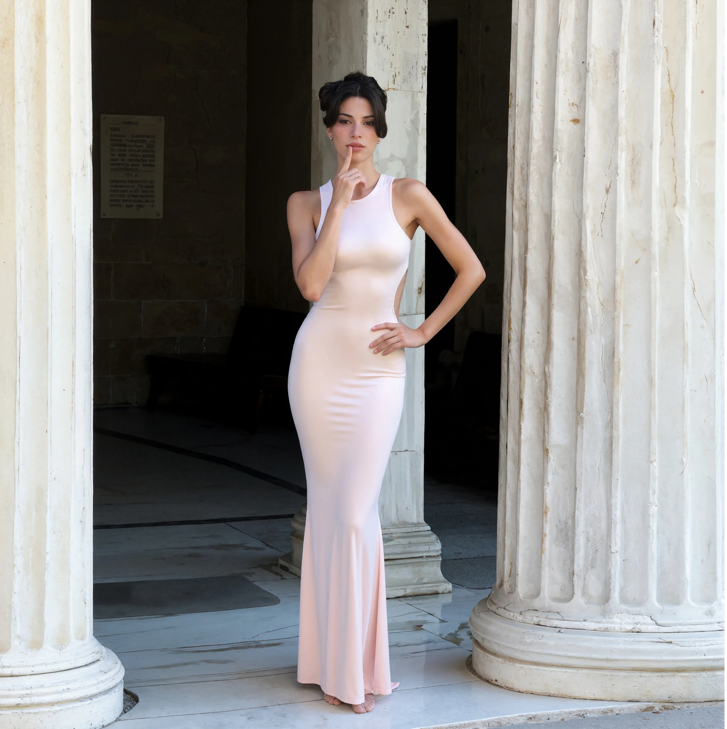 WhereMery Elegante Sexy Oansatz Ärmel Bodycon Backless Solide Maxi Kleid Y2K Herbst Neue Mode Hochzeit Gast frauen Kleider