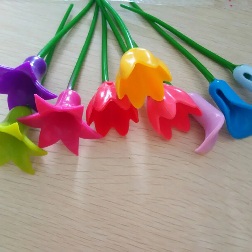 6Pcs Floral Shape Cup Tags Cup Marker Silicone Labels Drink Recognition Tools Labeling Supplies Glass Identifier Kitchen