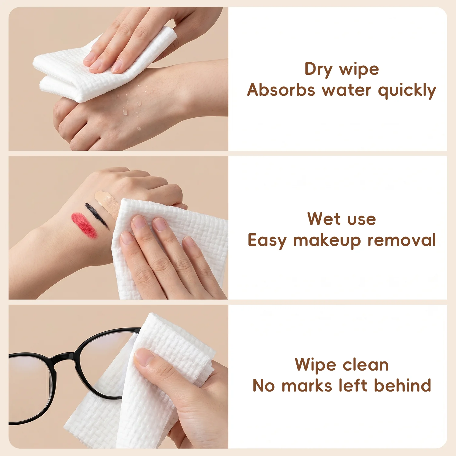 60PCS Natural Pearl Cotton Dis - огляд і ціна Home Textiles Face Towel