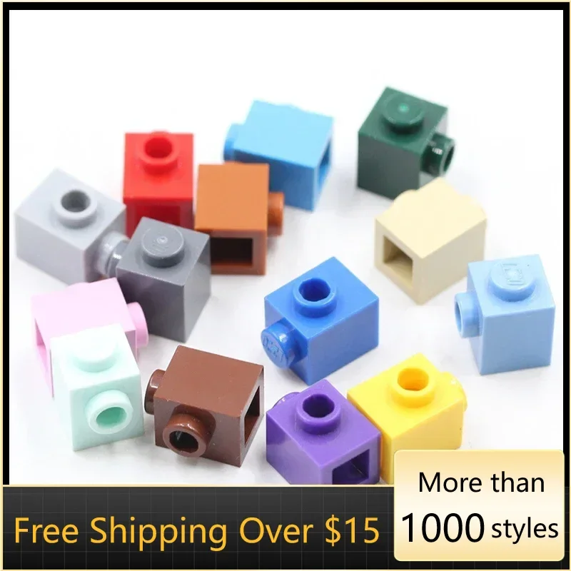 10PCS Assembles Particles 87087 1x1 Single Side Building Blocks Bricks Kit Part High-Tech Education Toy For Children Gift