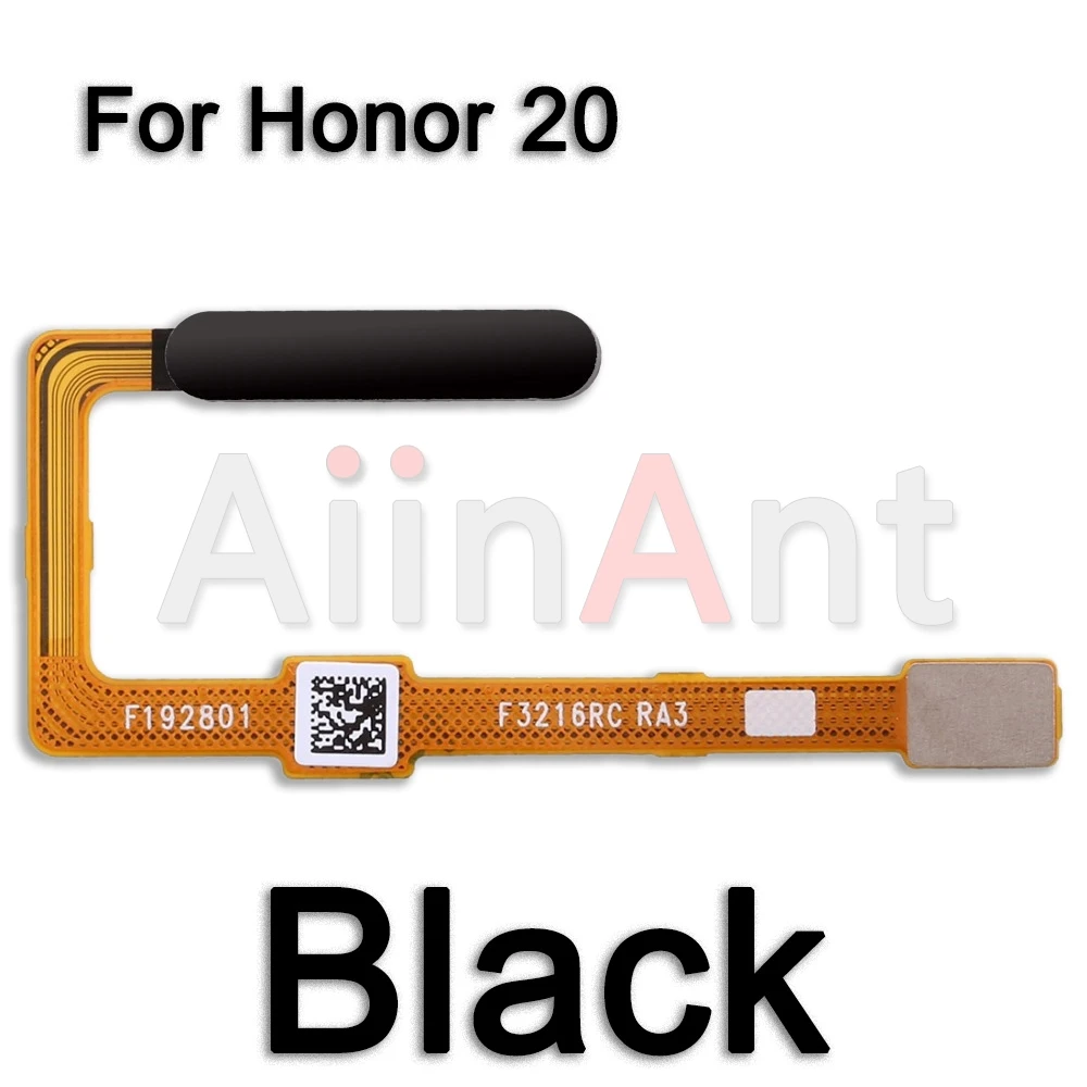 Aiinant Back Home Button Side Key Scanner Fingerprint Sensor Flex Cable For Huawei Honor 20 Lite 20s V20 View 20 Phone Parts