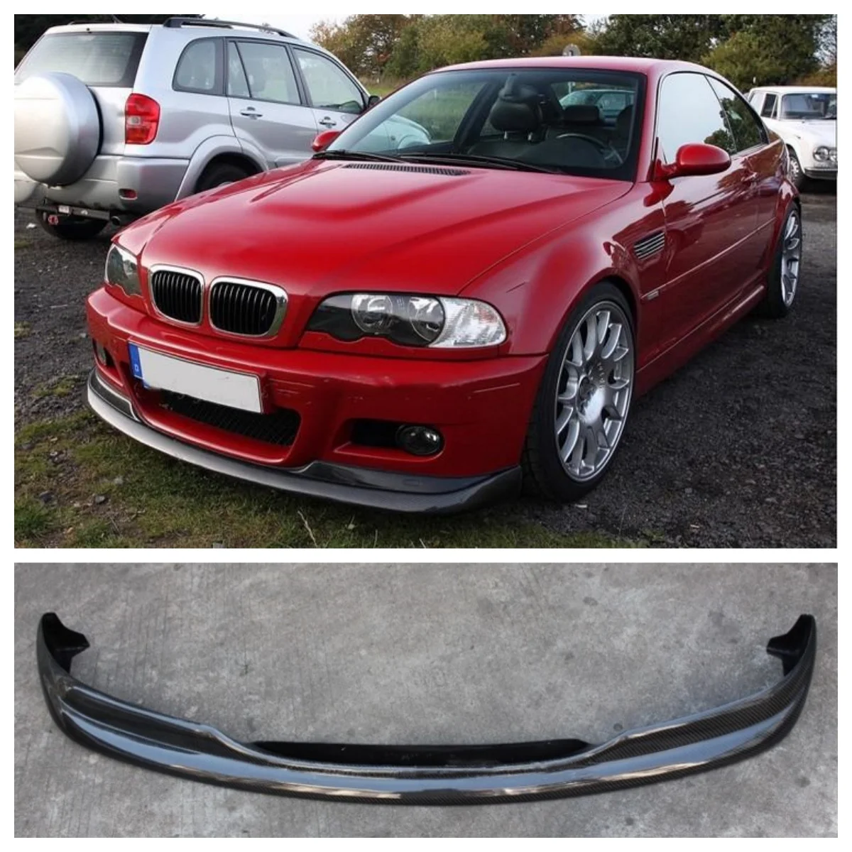 

Carbon fiber Front Lip for BMW E46 M3 Modified Front Shovel Body kit Car Accessories