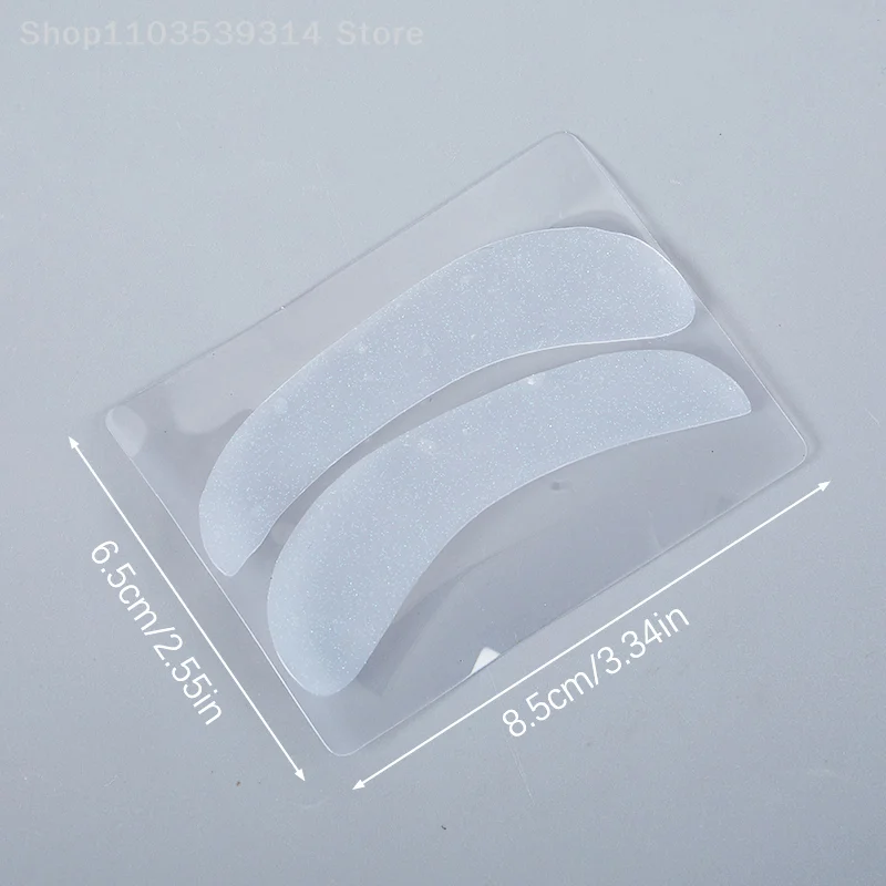 1Pair Eyelash Extension Silicone Under Eye Pads Grafted Lash Lift Perm Tools Reusable Eyelash Grafting Eye Patch