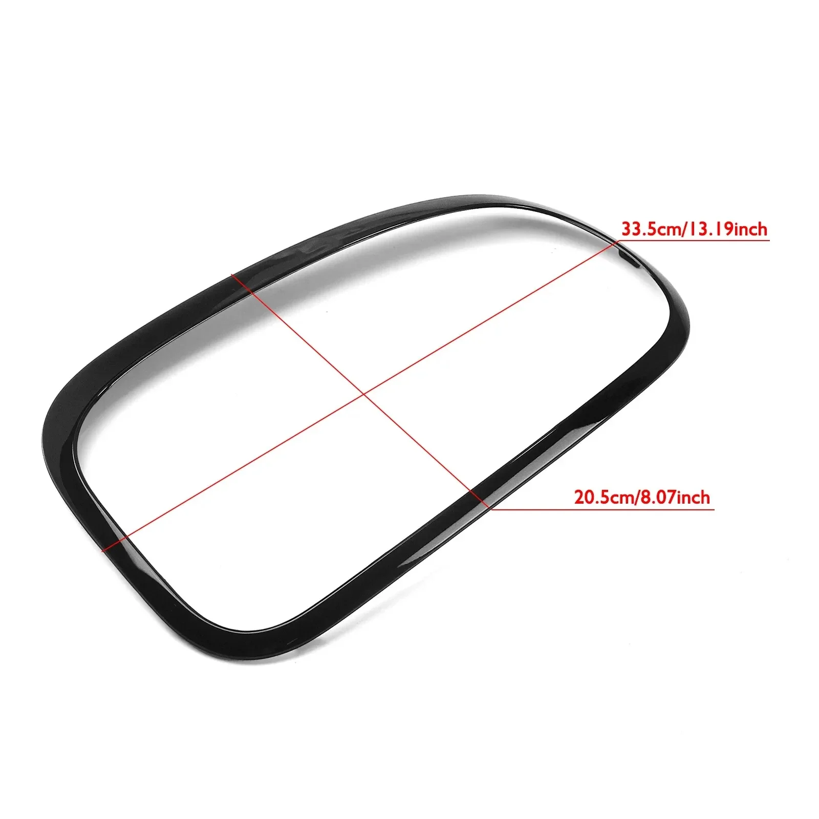 Gloss Black Car Headlight Taillight Frame Trim Ring Bezel Trim Surround Cover Fit For Mini Cooper R60 Countryman 2011-2016