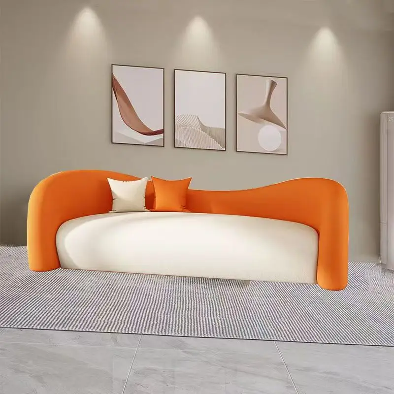 الحد الأدنى الأريكة غرفة المعيشة الأرائك مصمم رخيصة Loveseat كسول غرفة المعيشة الأرائك صالة الأثاث الأوروبي Divano ما بعد الحداثة #5