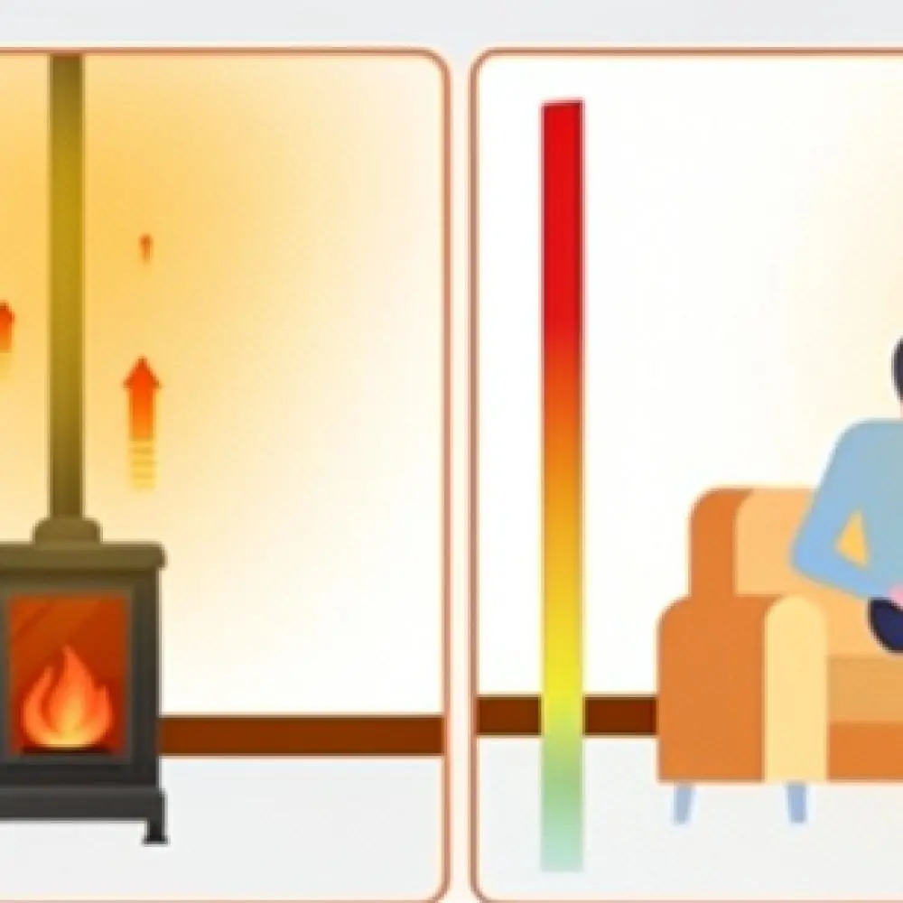 Efficient Heat Powered Fireplace Blower With Silent Operation Reindeer Style For Home Heating Circulation Tool