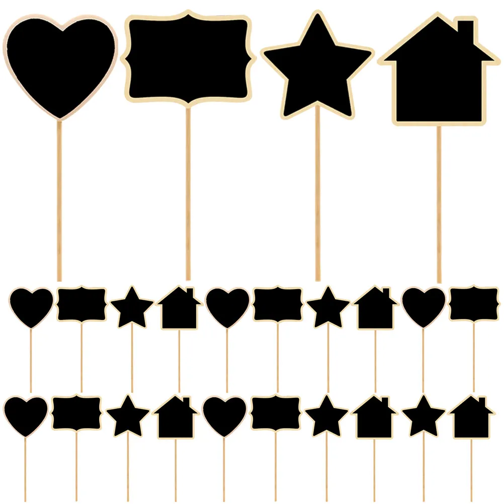 

40pcs Wooden Plant Labels Garden Marker For Plants Flowers Herb Name Stakes Blank Tags Outdoor Potted Bonsai Gardening Supplies