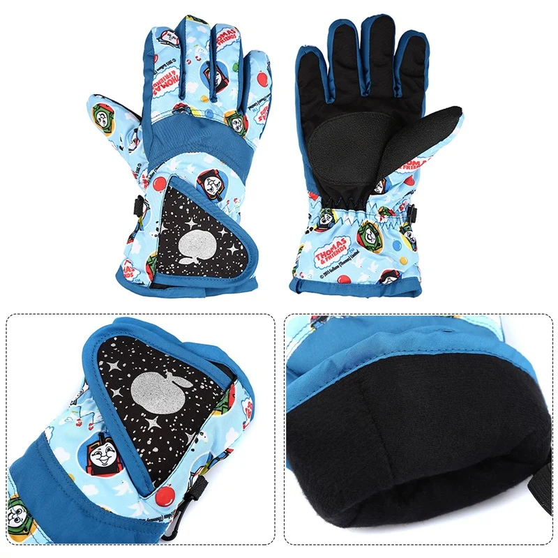 Kış sıcak Snowboard kayak eldivenleri çocuk çocuk kar eldivenler su geçirmez nefes hava M/L feminina guantes invierno hombre