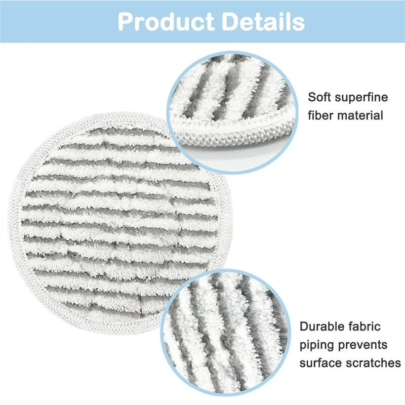 X17A 2025 NEW-14PCS Mop Cloth Kit For Shark S7000AMZ S7001 S6002EU T2 Electric Steam Mop Cloth Accessories Replacement Parts