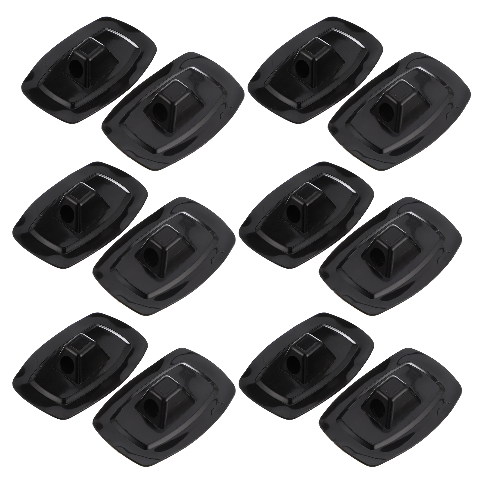 

10 pcs Kayak Accessories Heavy Duty Plastic Boat Ropes Fixing Brackets Reusable Weather Resistant Adjustable Layout Wire