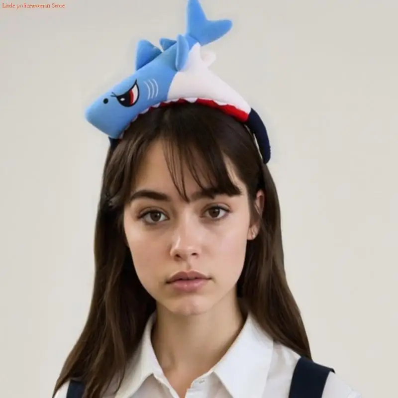 F92d مرنة القرش الرأس لحفلات تحت عنوان الحدث لينة قابلة للتعديل الشعر ملحق الأزياء زخرفة الشعر