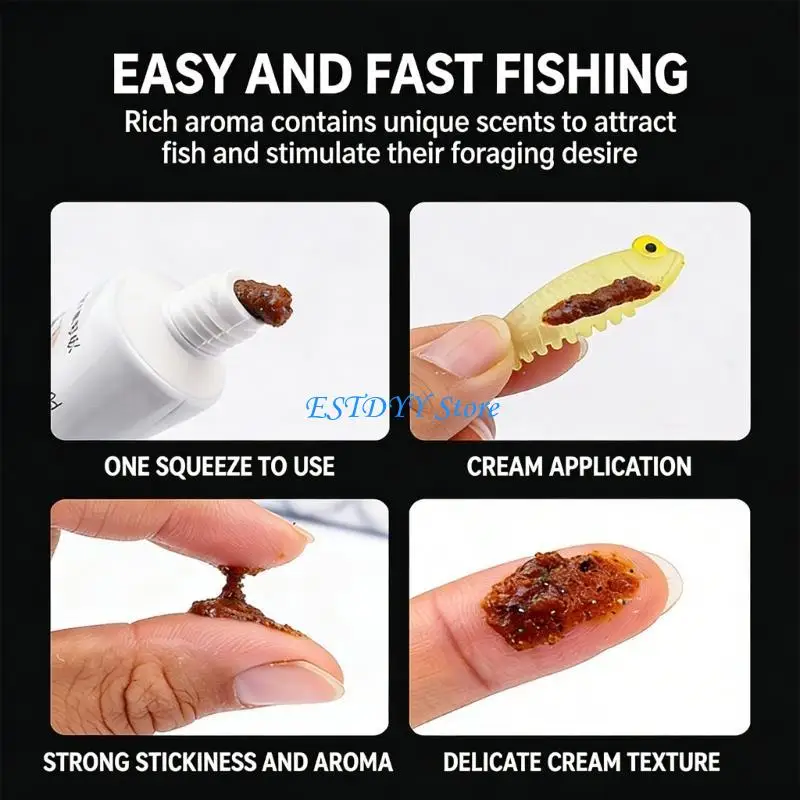 

G6DE Strong Scent Baits Enhancer for Soft and Hard Baits Fishing Attractant Gel 50g
