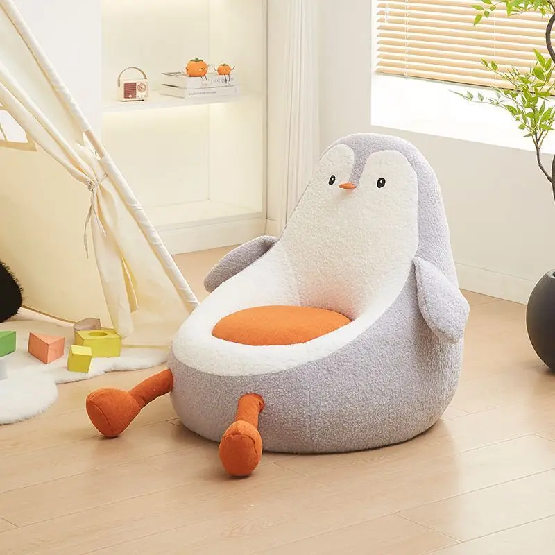 Lazy sofa avocado creative cartoon cute children's sofa penguin home small sofa living room comfortable seat
