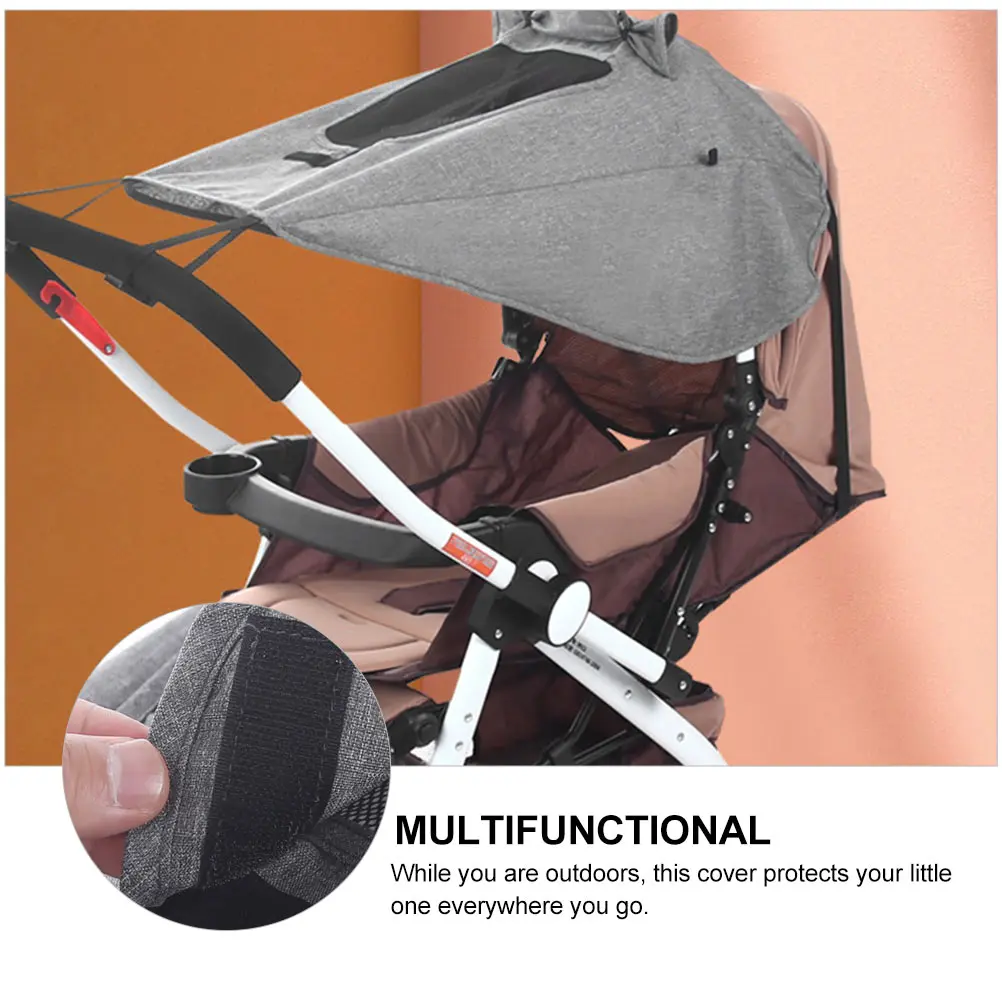

Cationic Cloth Baby Stroller Cover Waterproof Sunshade Infant Protector Stroller Accessories