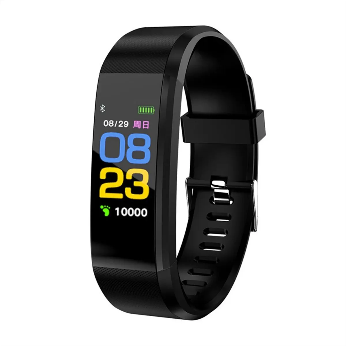 SWXF Bluetooth Sports Smart Bracelet Waterproof Heart Rate Monitoring Pedometer Sports Fitness Activity Tracker