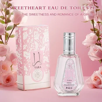 50ml 오리지널 여성 오 드 퍼퓸 걸스 오래 지속되는 마스크 냄새 땀을 흘리는 것을 덜 당황시키는 로맨틱 박스 친구에게 선물