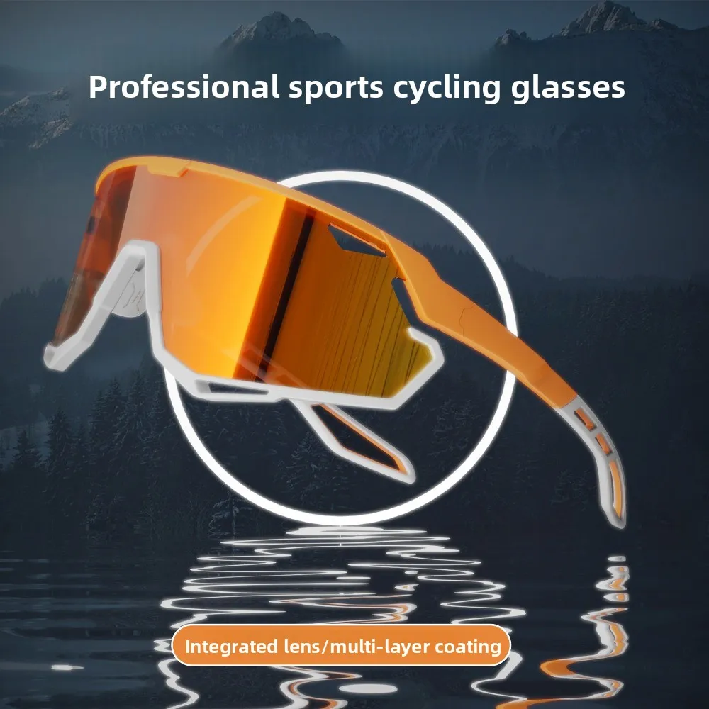 

Colorful fashionable large frame road bike cycling special sports sunglasses anti-impact goggles