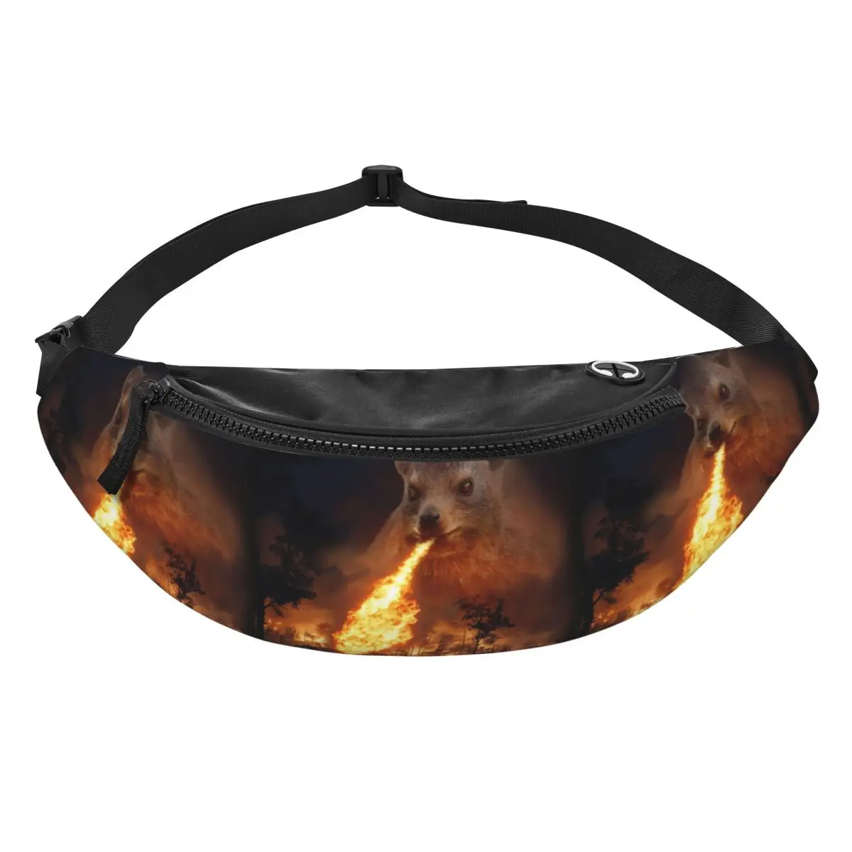 

Mentally I'm Here Rock Hyrax Fanny Pack Men Women Crossbody Adjustable Waist Bag Travel Running Phone Pouch