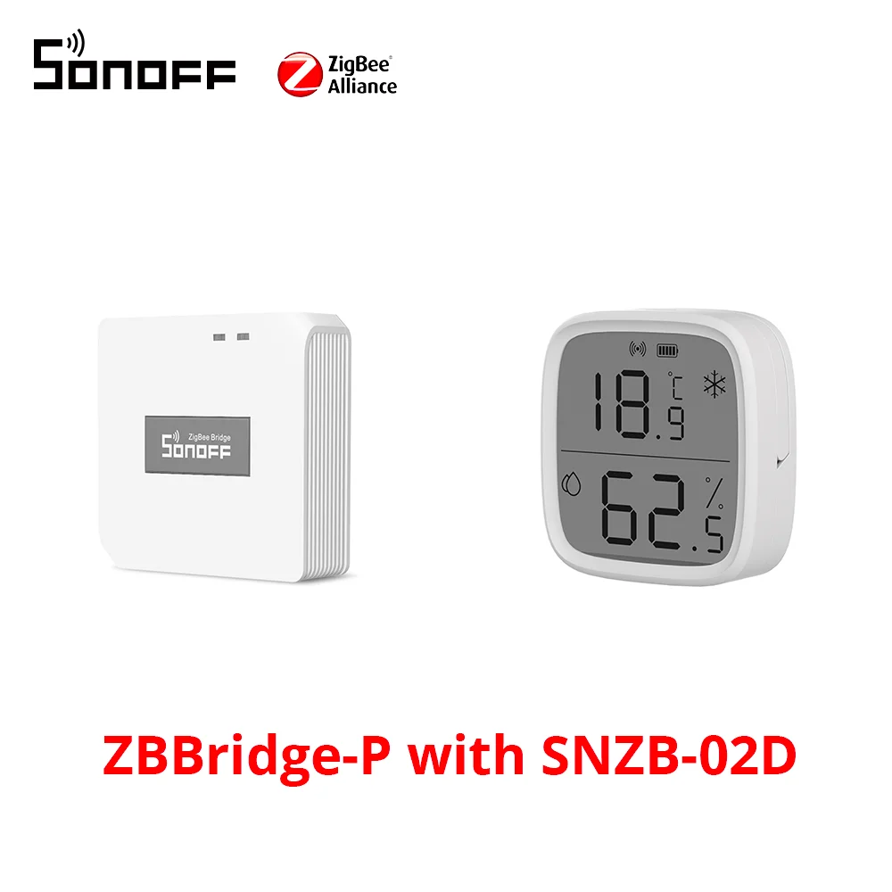 SONOFF SNZB-02D Zigbee LCD Smart Temperatur Feuchtigkeit Sensor Drahtlose Hygrometer Thermometer Alexa Google Home Alice