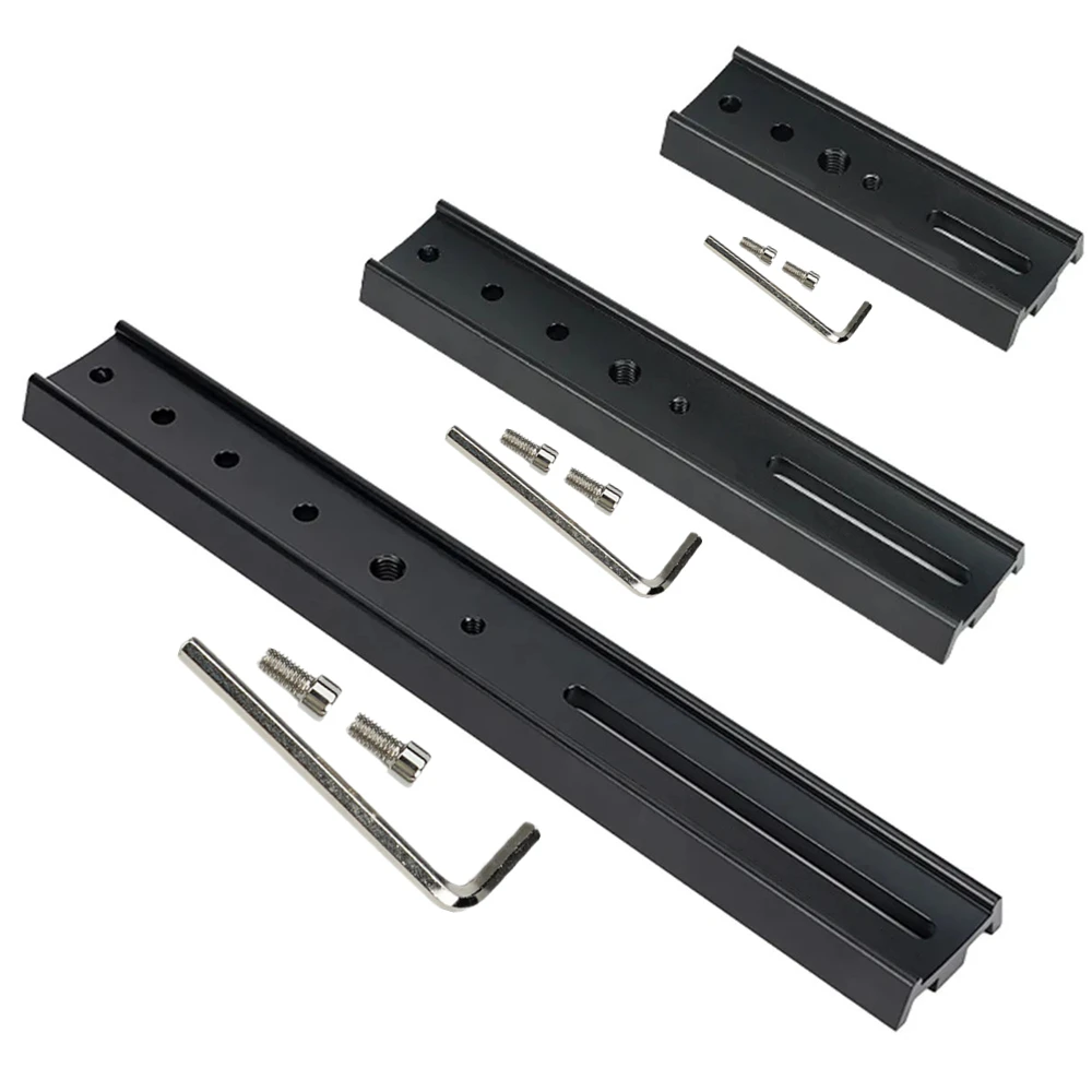 Placa de montaje de cola de milano negra estilo Vixen, accesorios para telescopio astronómico de 120mm/210mm/300mm