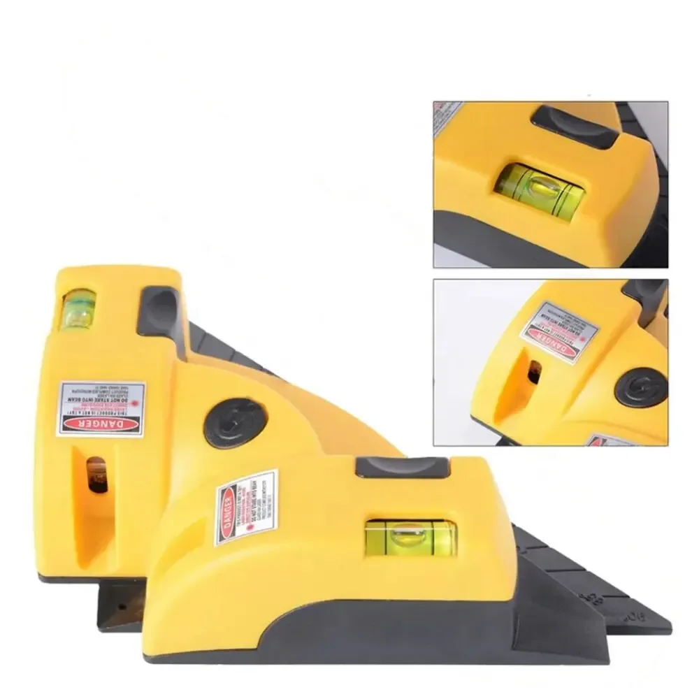 90° Infrared Laser Level Vertical Horizontal Line Projection Square Floor Tiling Level Laser Accurate Measurement