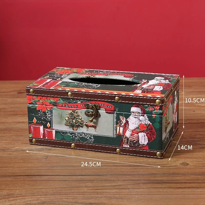 

Retro Tissue Box Home Living Room Bedroom Coffee Table Dining Room Pumping Carton Decoration