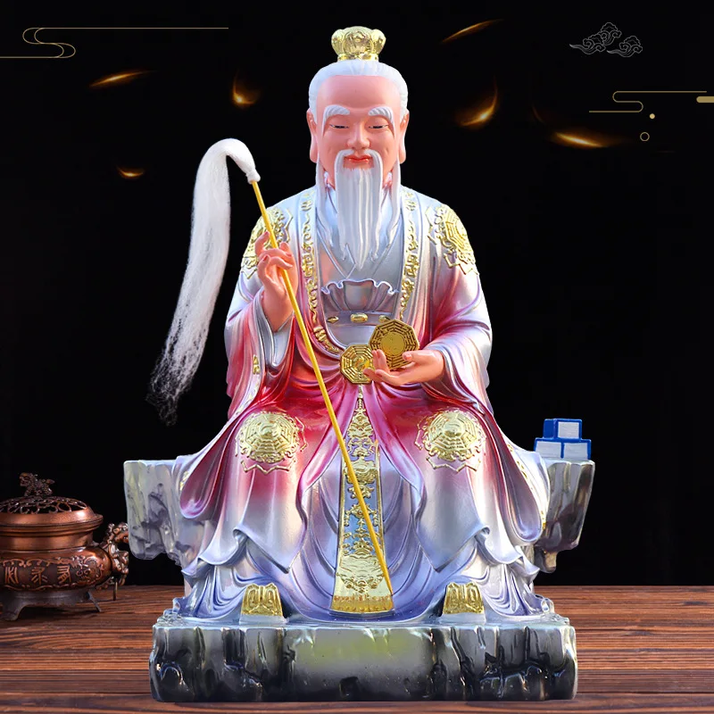 1pc Resin Taiyi Immortal Statue Ornament Feng Shui Accessories Household Sacrificial Statues Home Statue Decor Living Room Decor