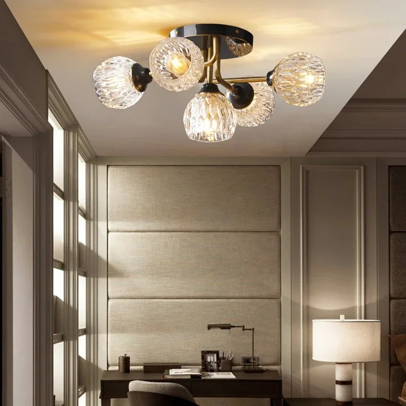 

modern glass led pendant lights for living dining room food tables kitchen bedroom Chandelier home decor Hanging light fixture