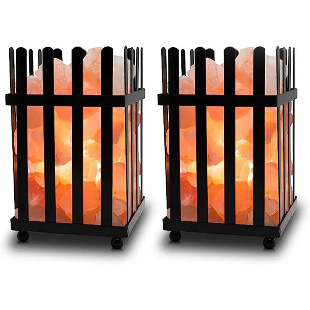 

n Glow WBM Picket ence Basket Salt lamp Night Light. ETL n Pink Salt lamp Night Light with Pink Salt Chunks and Dimmer Control,2