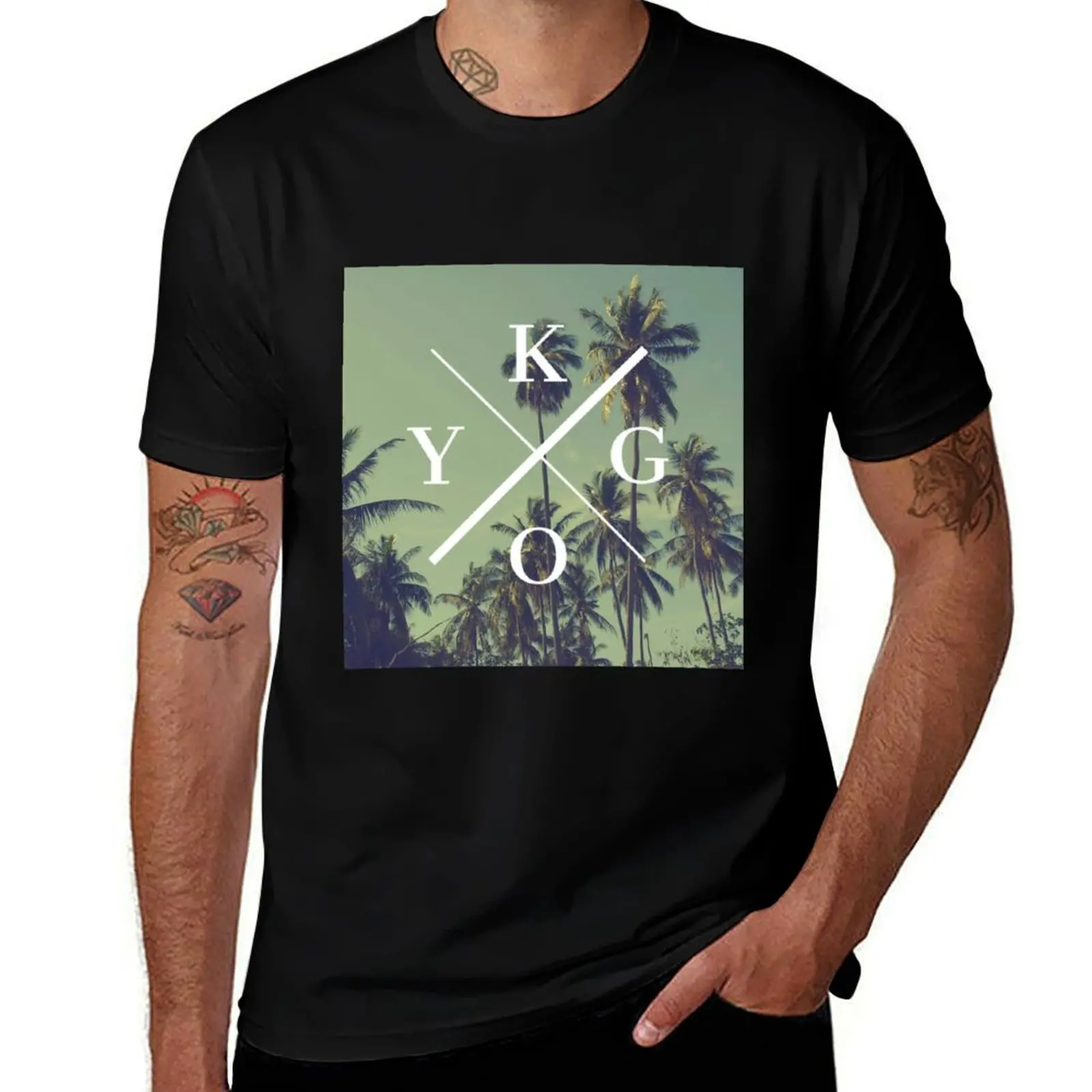 Tropical Kygo - Escape to Paradise T-Shirt Trendy Casual Short Sleeve Shirt T-Shirt