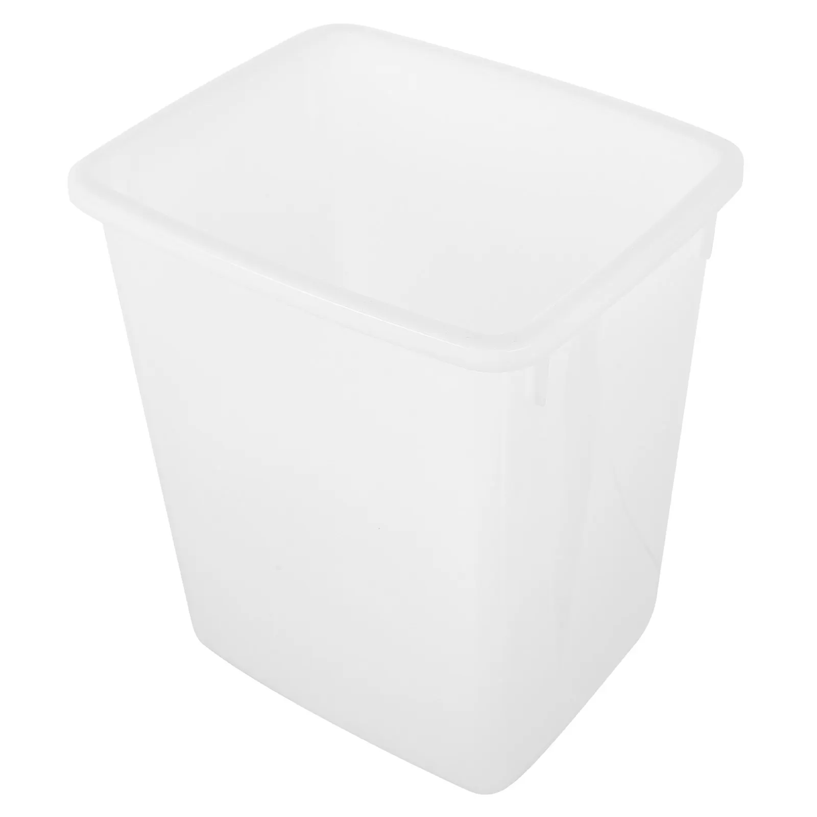 White Thickened Plastic Water Bucket Food Safe PP Material Smooth Interior Anti-Fall Wear Resistant for Cold Drinks Milk Storage