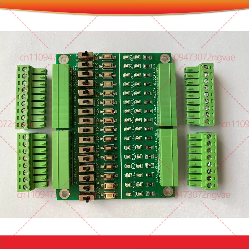 For PLC Debug Simulation Board 16 Channel Input Output Test Board Toggle Switch Digital Quantity Learning Module Tool Parts