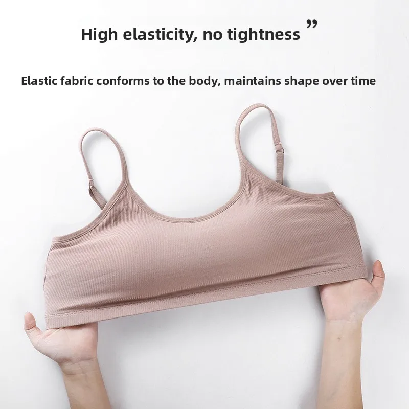 일체형 고정 라텍스 패드 플러스 사이즈 보바 안티라이트 랩 체스트 조절 가능한 어깨끈 여성 속옷