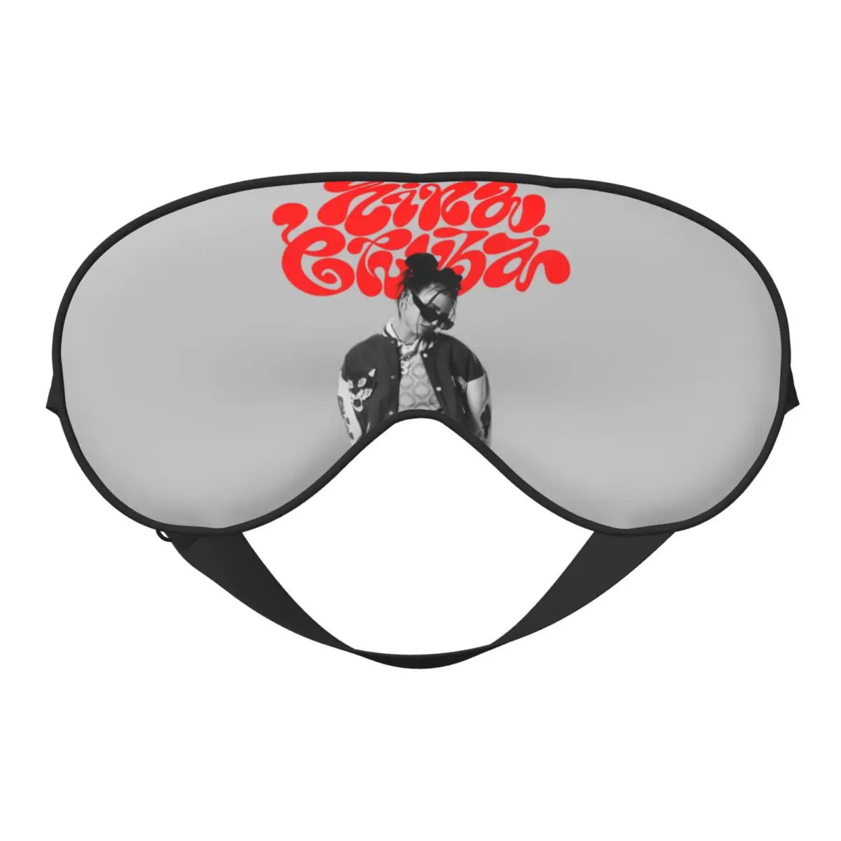 

Ninas Chubas Creative Eye Patch Pop Music Singer Graphic Blindfold Men Women Travel Sleeping Eye Mask Lunch Break Eye Covers