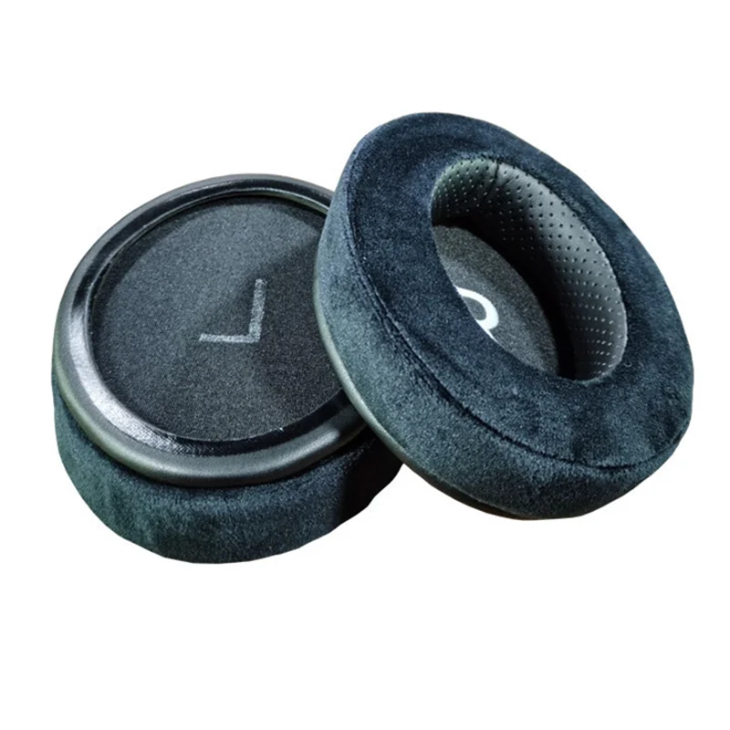 

Velvet Fabric Memory Foam Ear Pads 90X70MM 100X80MM for AKG for HifiMan for ATH for Philips or ATH M50X HyperX Headphones Black