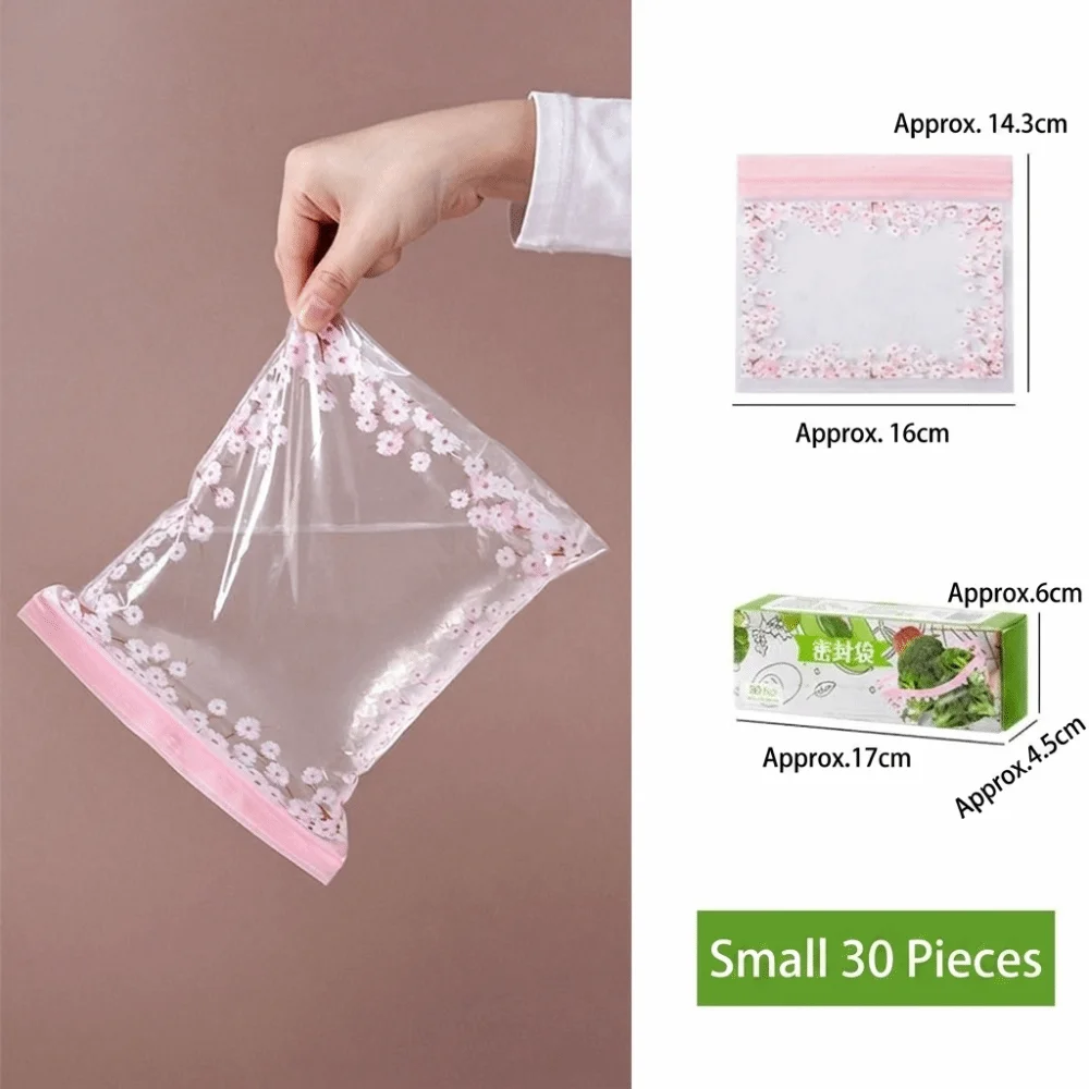 Food Grade Sealed Storage Bag Thickened Self-Sealing Design Thickened Plastic Bag Leak-Proof Reusable Freezer Storage Bag