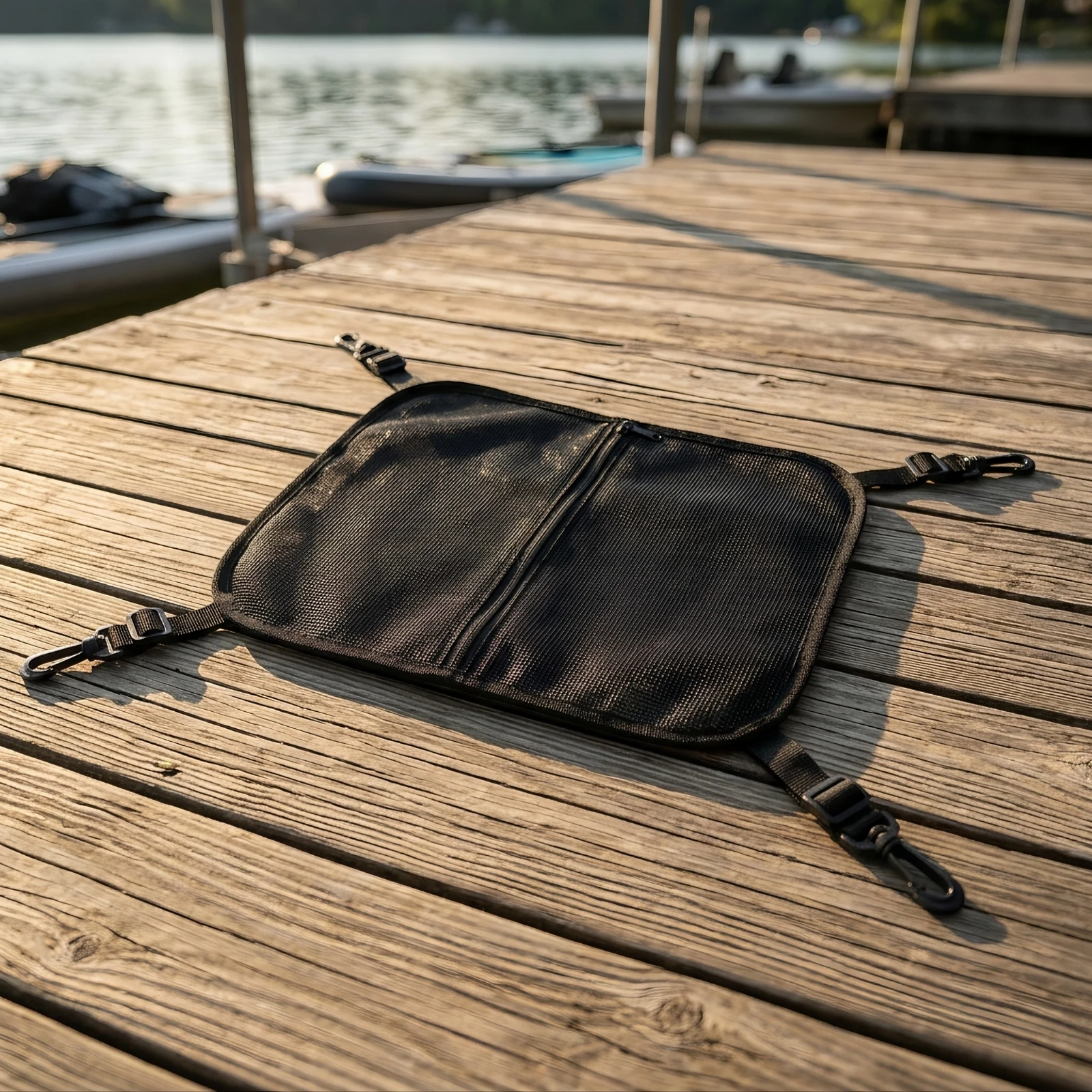 5 Pieces Paddleboard Deck Bag Adjustable SUP Mesh Storage Bag Accessory Lightweight Foldable for Paddleboarders, Paddleboarding