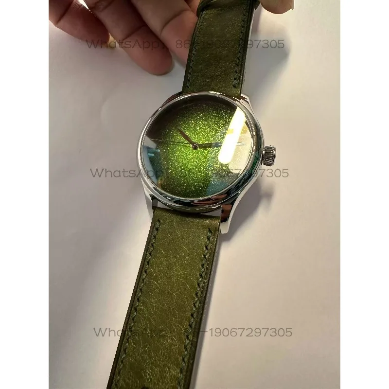 MbOND customizes similar styles of Xianglimushi watches, crocodile leather belt, Haiou ST2130 movement - view 4
