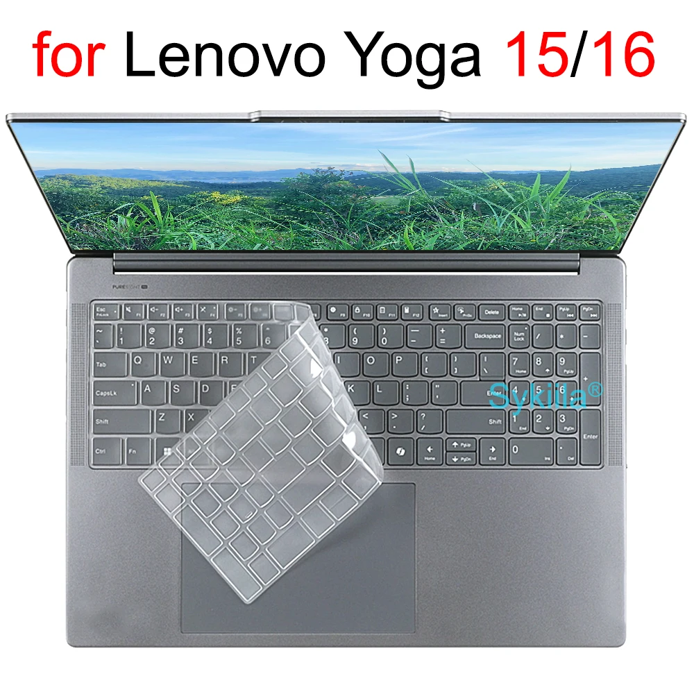 Keyboard Cover for Lenovo Yoga Pro 9i Gen 9 8 7i Slim 7 Pro Gen 7 6 Silicone Protector Skin Case 15 16 inch