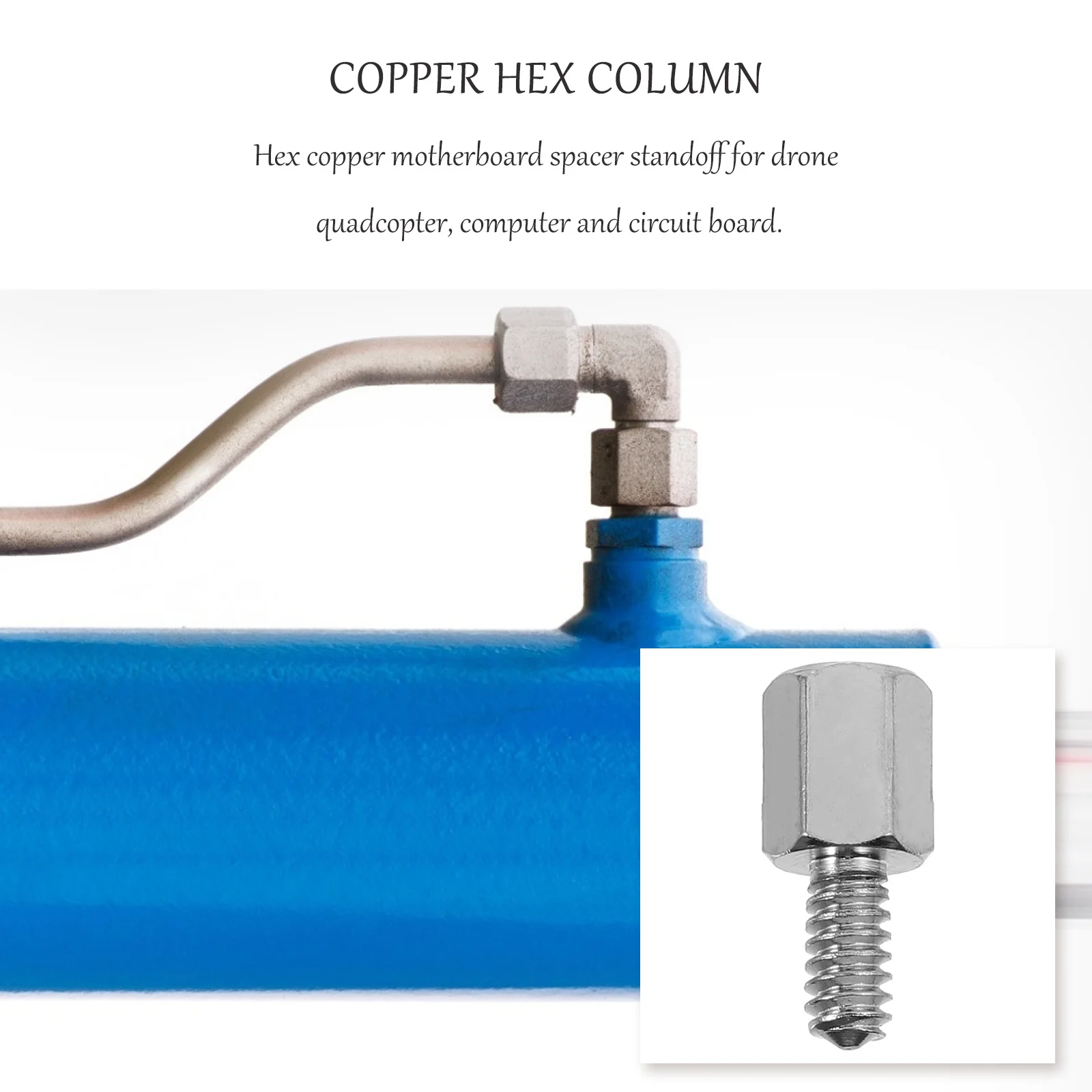 

100pcs Copper Column Hexagon Pillar Male To Female Standoff Pcb Board Spacer For Drone Quadcopter Computer Motherboard