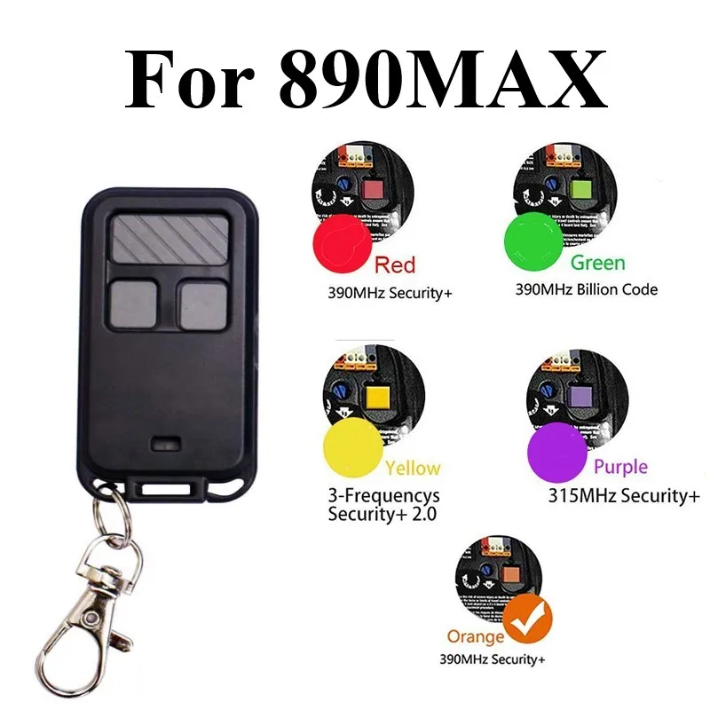 

890MAX Garage Door Remote Control For 893MAX 890MAX 891LM 893LM 971LM 973LM 371LM 373LM 376LM 377LM 378LM 398LM