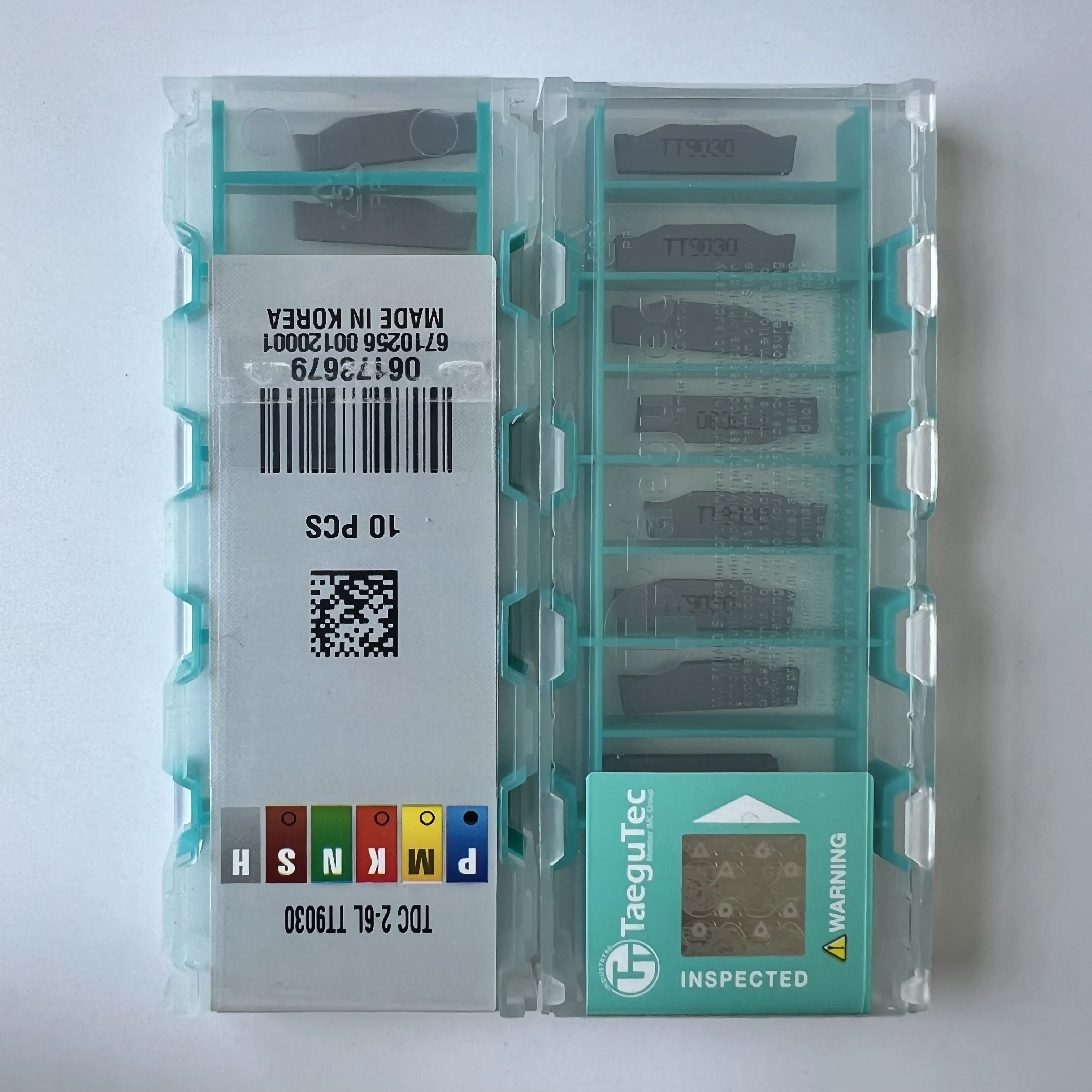 TDC2-6L TT9030 / Hoja de carburo original 10 piezas