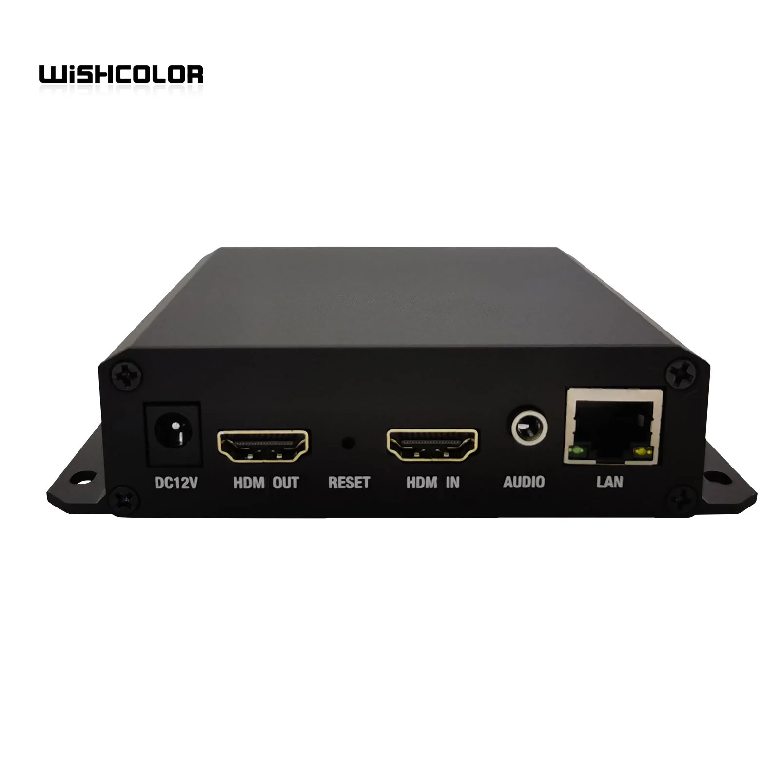 Wishcolor 4K 30FPS Video Acquisition Encoder HDM.I-compatible Loop Out H.265 Ultra HD Live Streaming Encoder