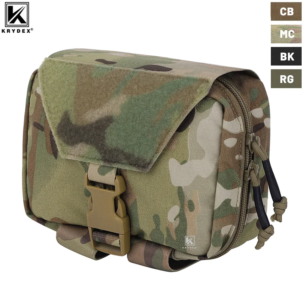 KRYDEX-bolsa médica táctica para emergencias al aire libre, bolsa de primeros auxilios, soporte MOLLE EMT, 4 colores