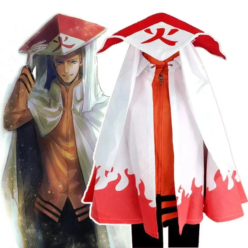 

Anime Boruto The Movie Shippuden Cosplay Uzumaki Seventh Hokage Hoodies Coat Jacket Costume Uniform Sweatshirt